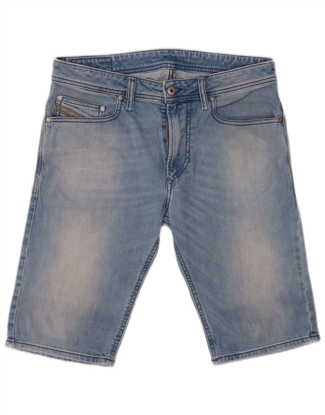 DIESEL Womens Denim Shorts W29 Medium Blue Cotton