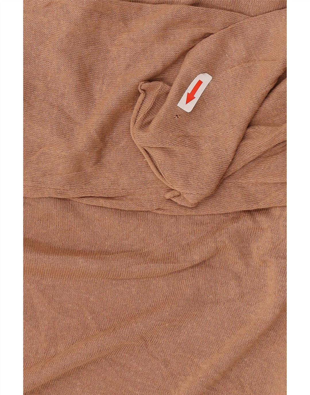 Zara Womens Top Long Sleeve UK 14 Medium Beige