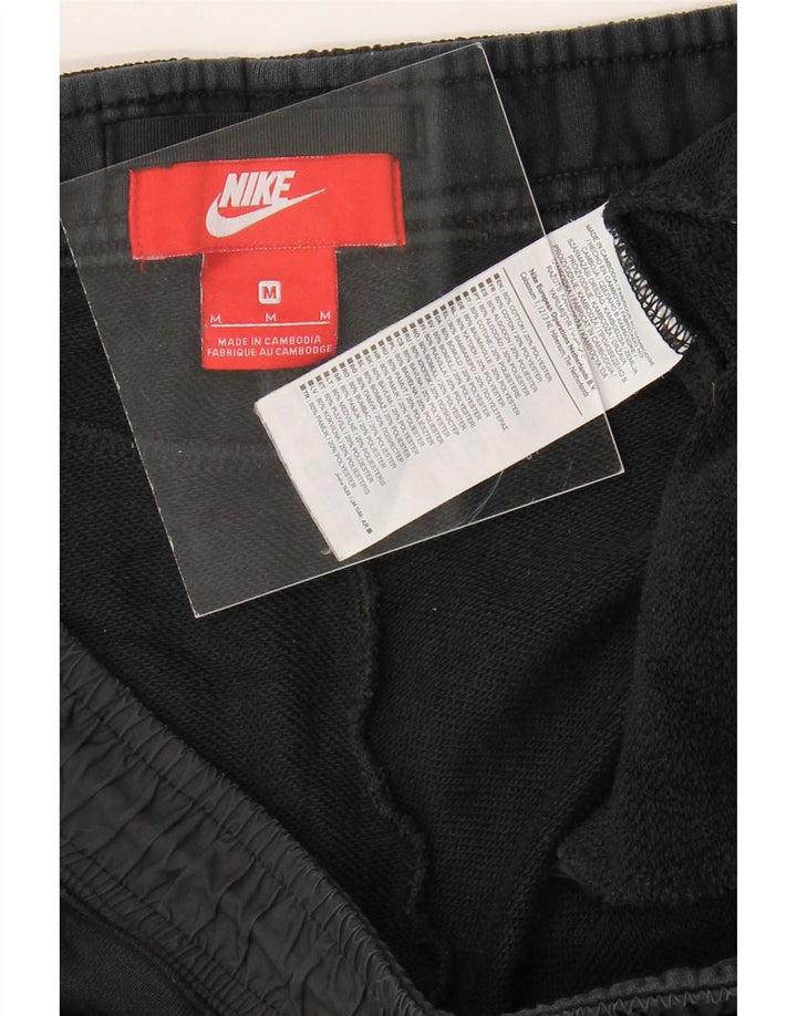 Nike Mens Tracksuit Trousers Joggers Medium Black Cotton