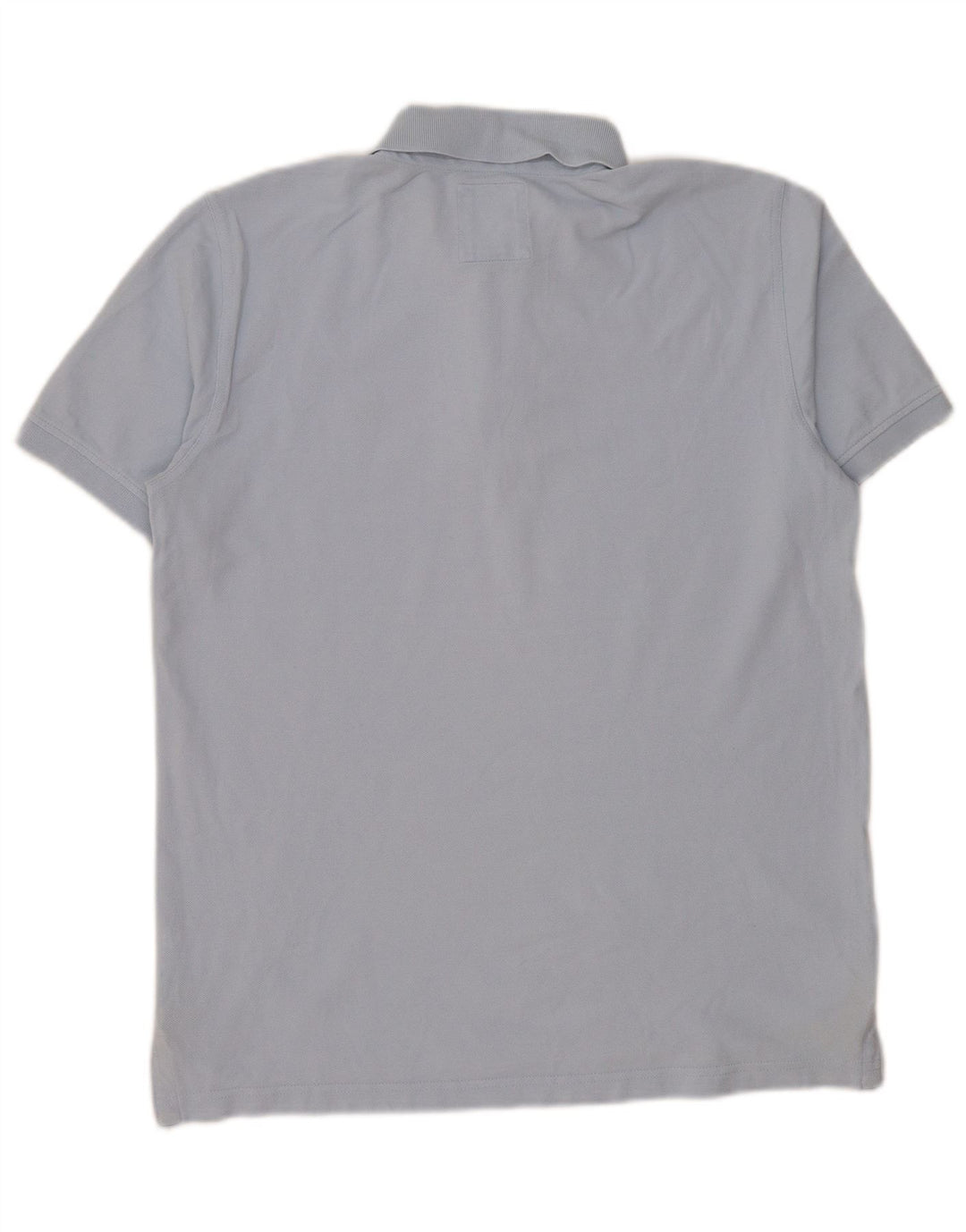 Crew Clothing Mens Polo Shirt Medium Blue Cotton