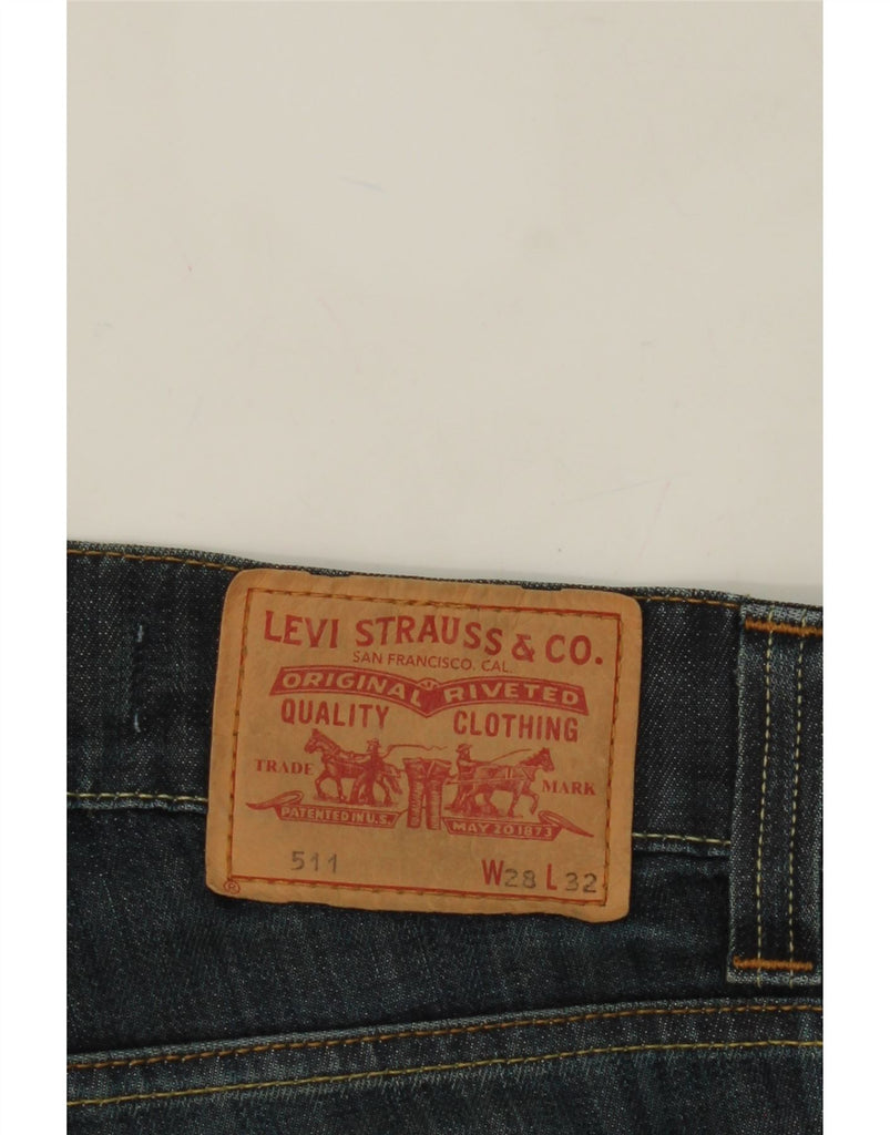 LEVI'S Womens 511 Slim Jeans  W28 L32 Blue Vintage Levi's and Second-Hand Levi's from Messina Hembry 