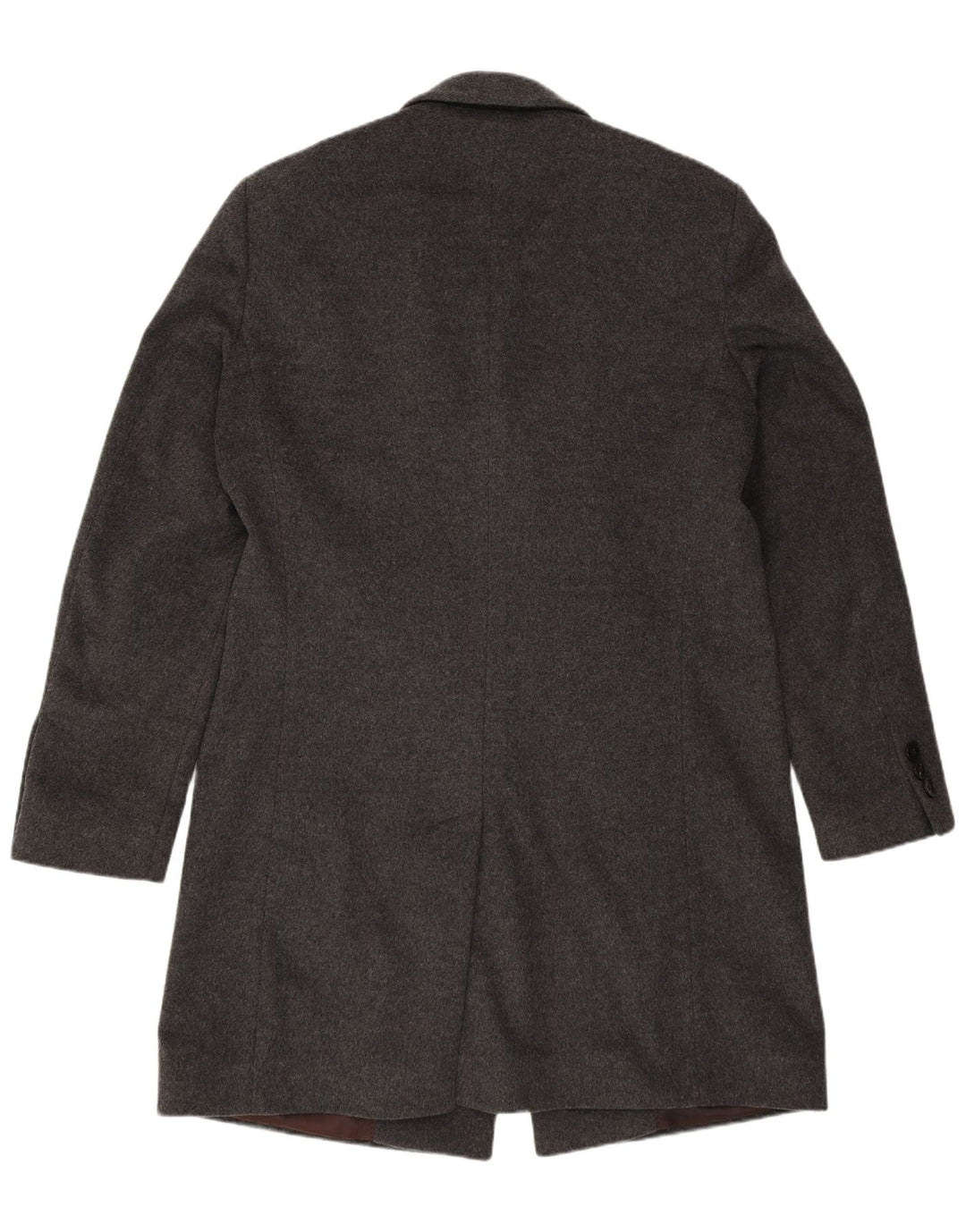 Hugo Boss Mens Overcoat EU 50 Large Grey Virgin Wool