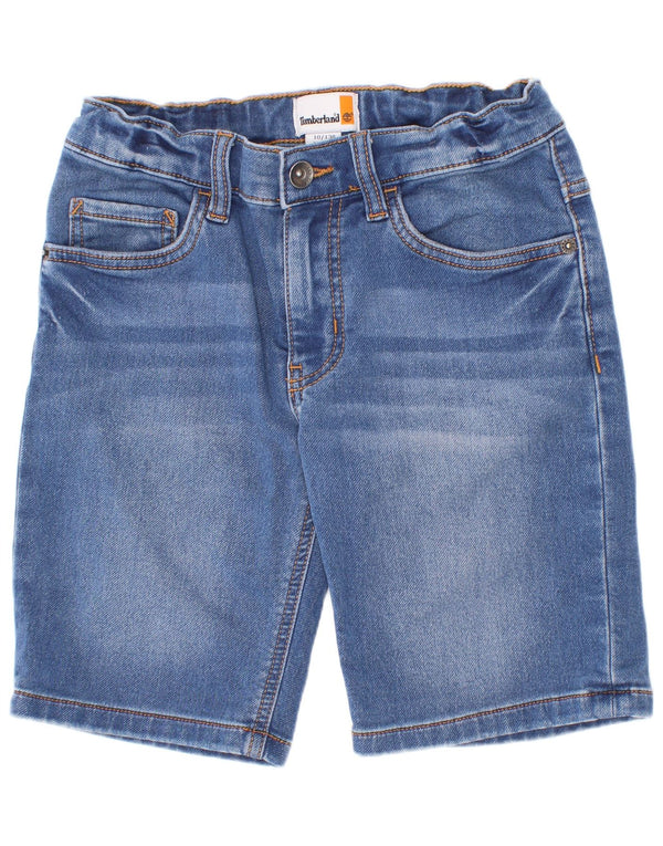 Timberland Boys Regular Fit Denim Shorts 9-10 Years W26 Blue Cotton