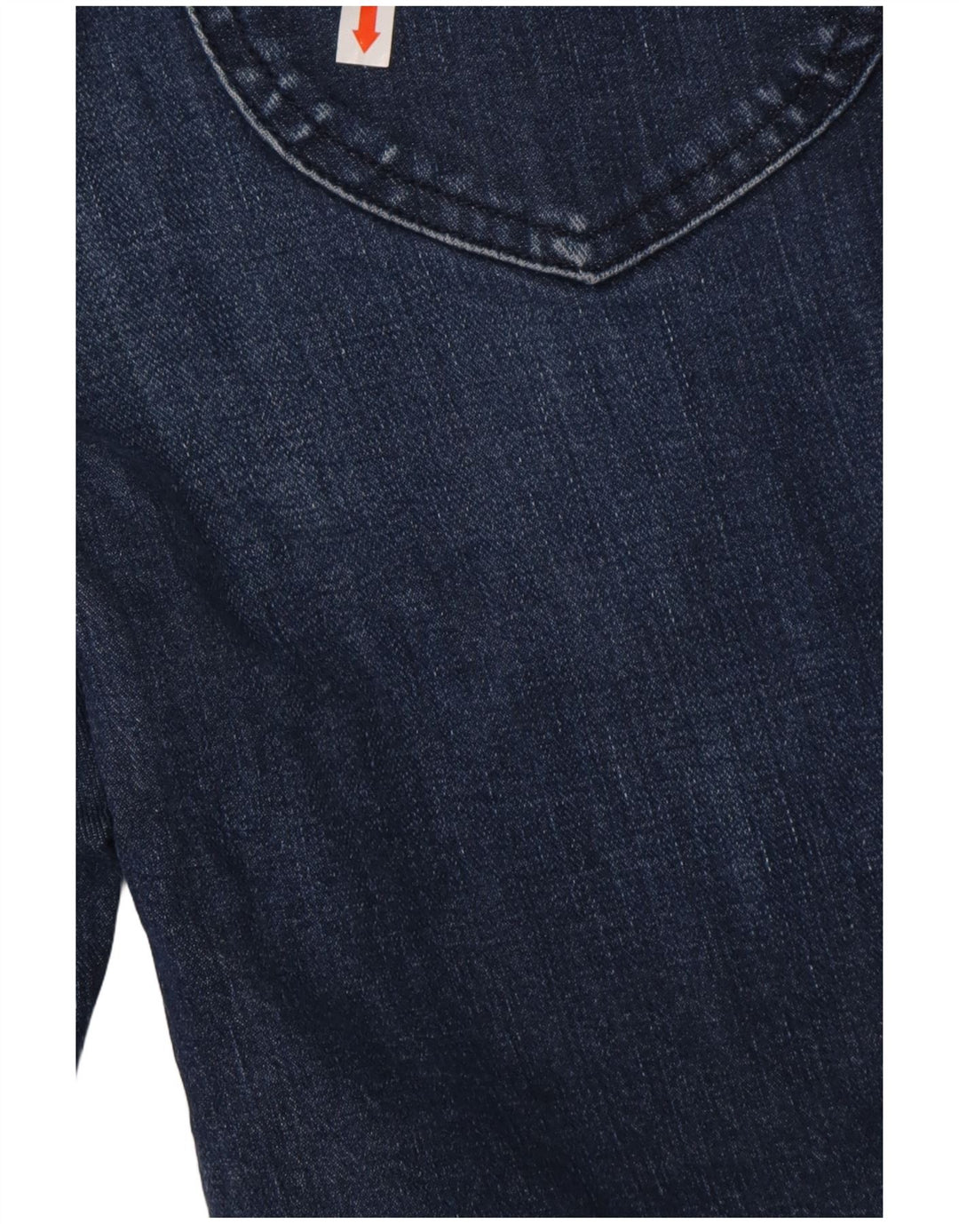 LEE Womens High Rise Crop Wide Leg Jeans W26 L25 Blue Cotton