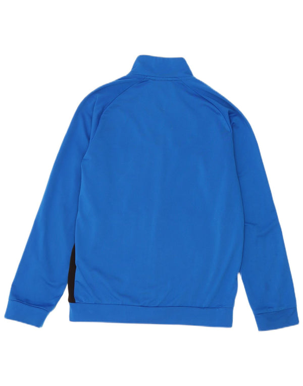 Puma Boys Graphic Tracksuit Top Jacket 11-12 Years Blue Colourblock