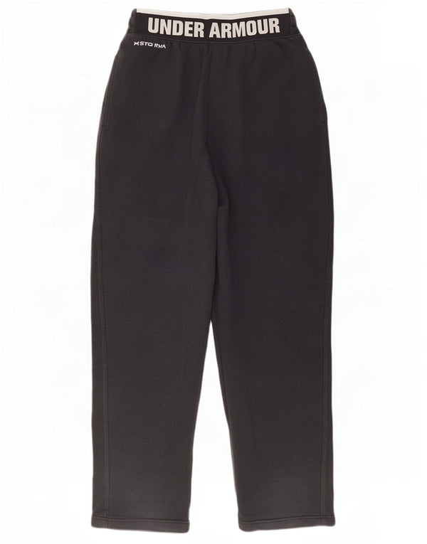 Under Armour Mens Graphic Tracksuit Trousers Medium Black Cotton