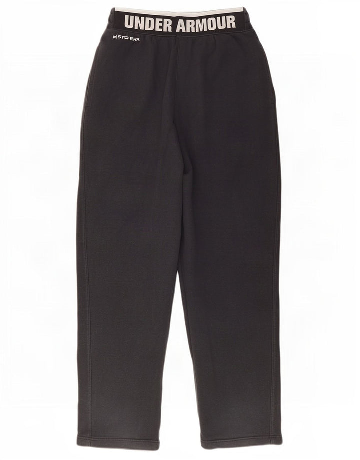 Under Armour Mens Graphic Tracksuit Trousers Medium Black Cotton