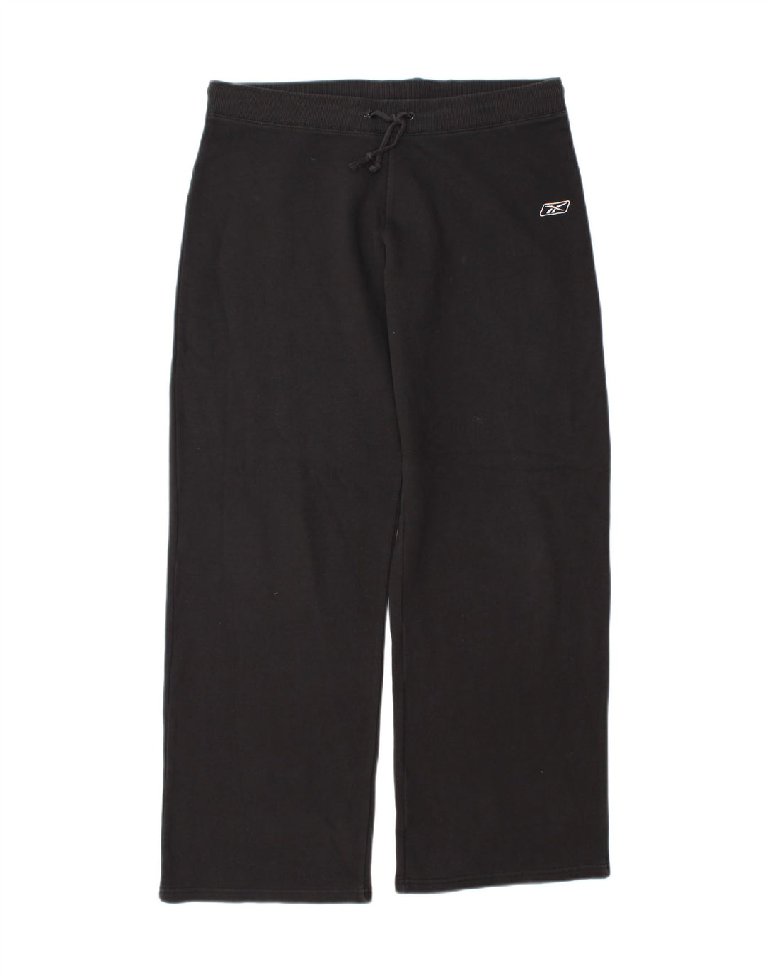 REEBOK Womens Tracksuit Trousers UK 14 Large Black Cotton Vintage Reebok and Second-Hand Reebok from Messina Hembry 