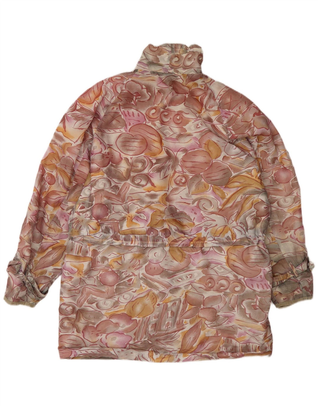 Vintage Womens Windbreaker Jacket UK 20 2XL Multicoloured Floral