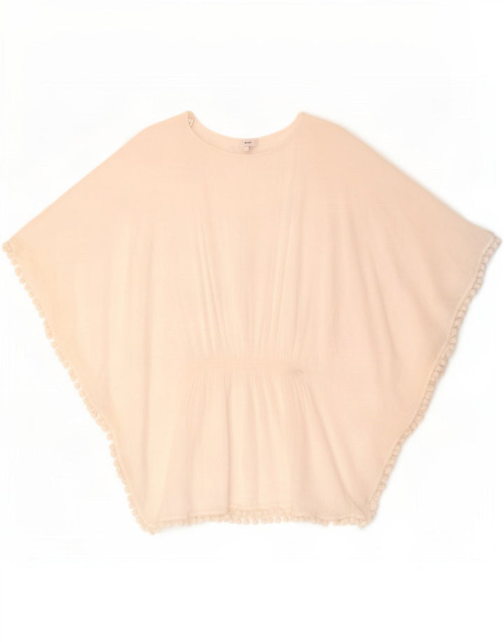 John Lewis Womens Oversized Poncho Top UK 16 Large White Cotton