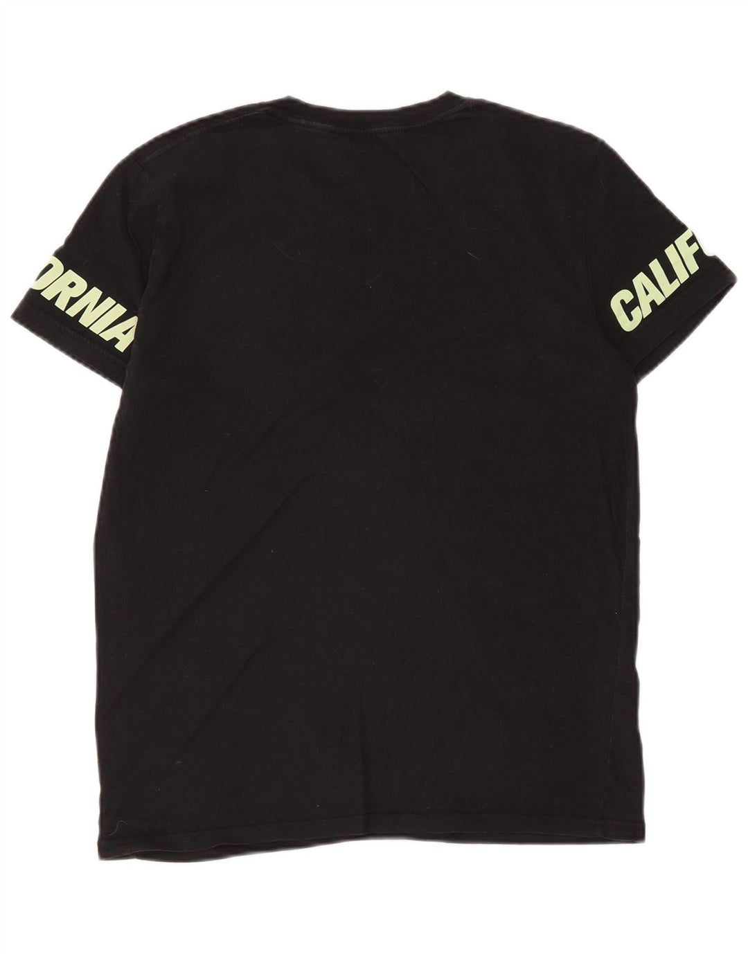 Hollister Mens Graphic T-Shirt Top Small Black