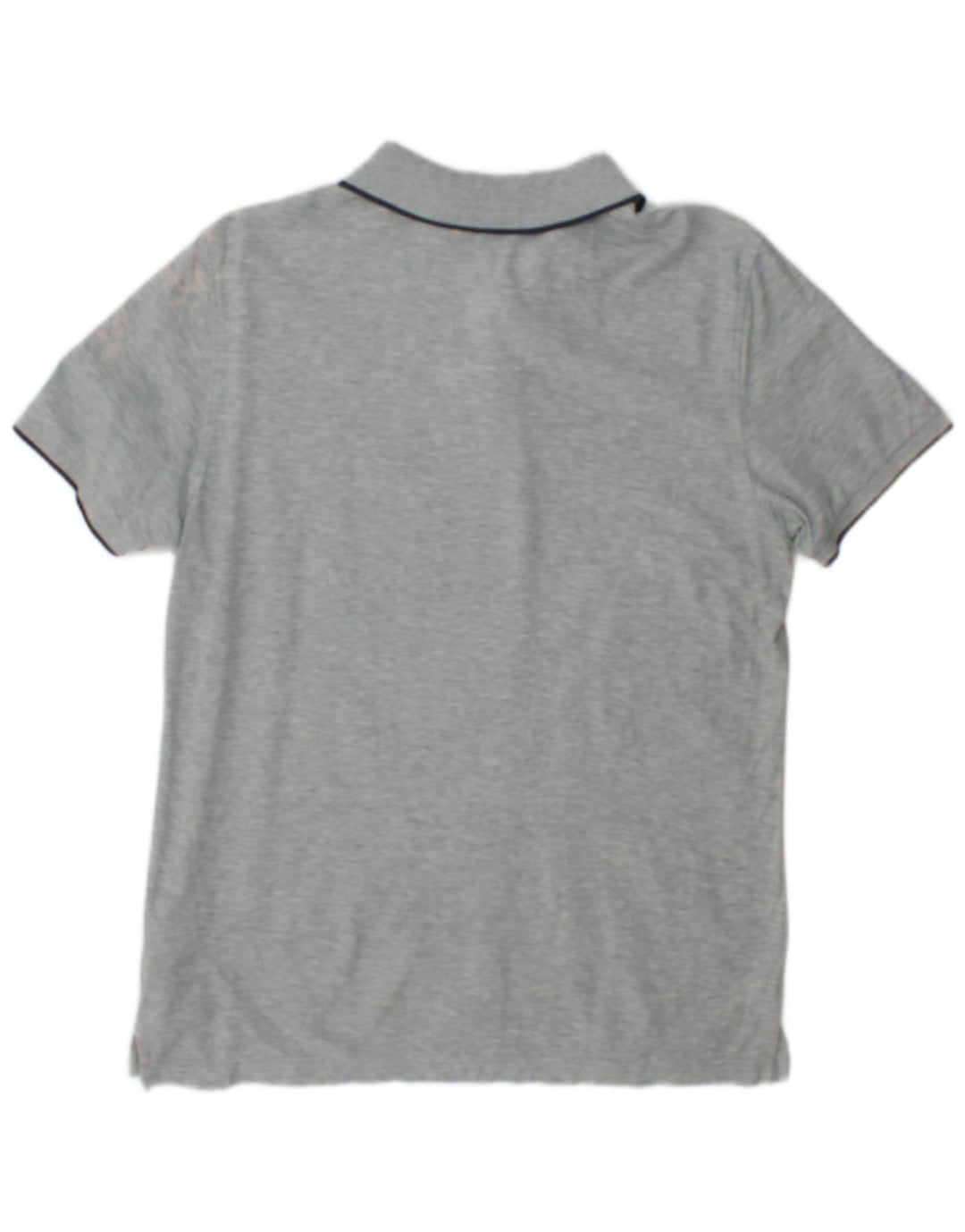 Calvin Klein Mens Polo Shirt Small Grey Flecked Cotton