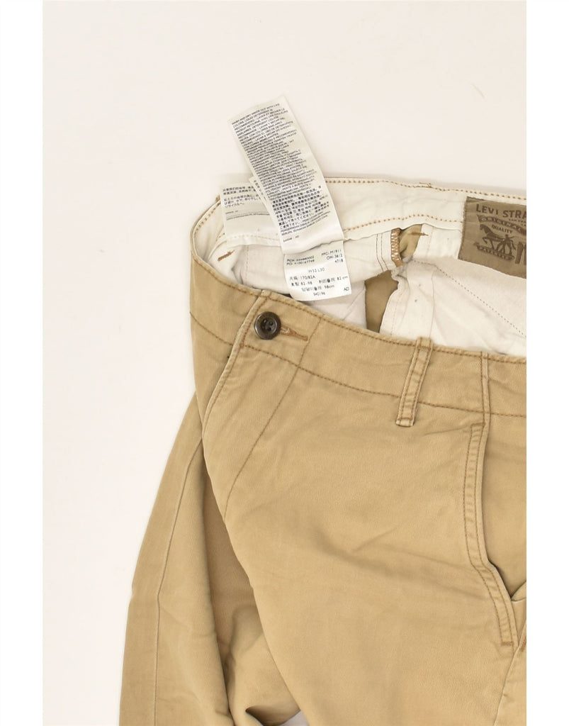 LEVI'S Mens Straight Chino Trousers W32 L30 Beige Cotton | Vintage Levi's | Thrift | Second-Hand Levi's | Used Clothing | Messina Hembry 