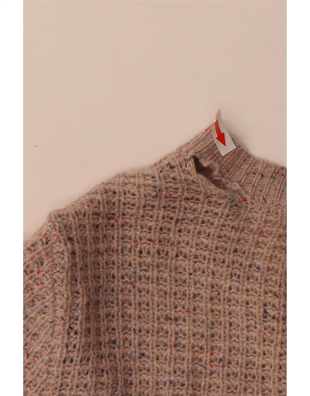 Marks & Spencer Womens Cardigan Sweater UK 14 Large Grey Flecked Wool