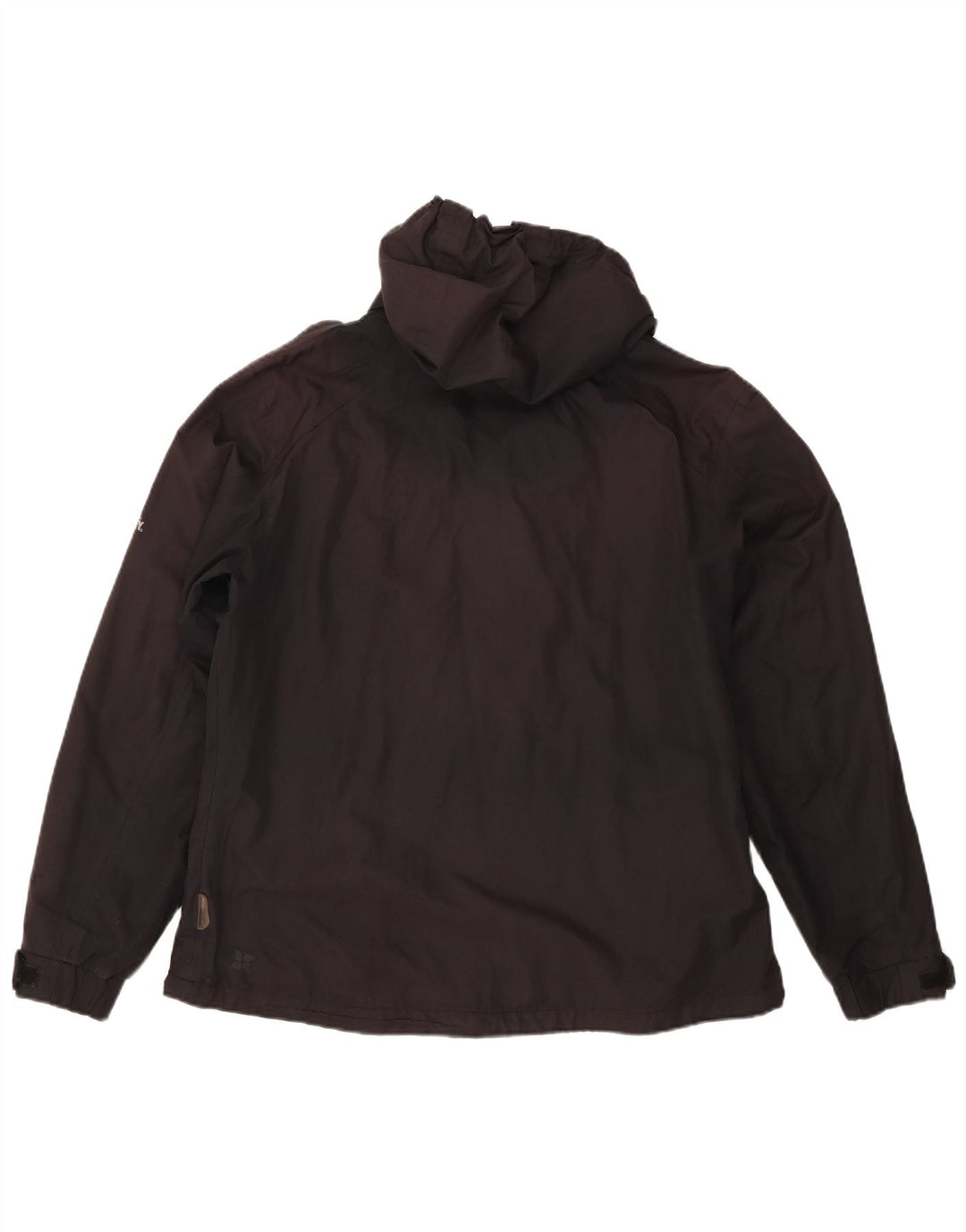 MC Kinley Womens Hooded Windbreaker Jacket UK 18 XL Black Polyamide