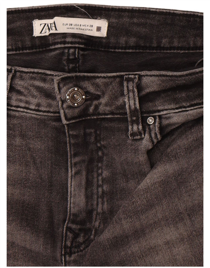 Zara Womens Skinny Jeans EU 38 Small W26 L27 Grey