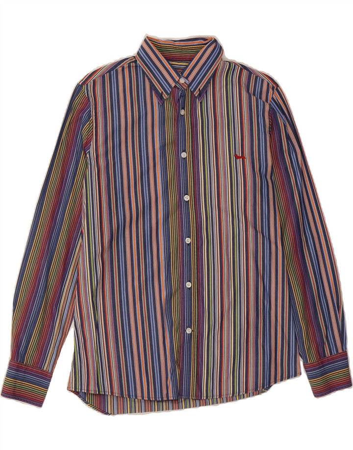 HARMONT & BLAINE Mens Narrow Fit Shirt Medium Multicoloured Classic