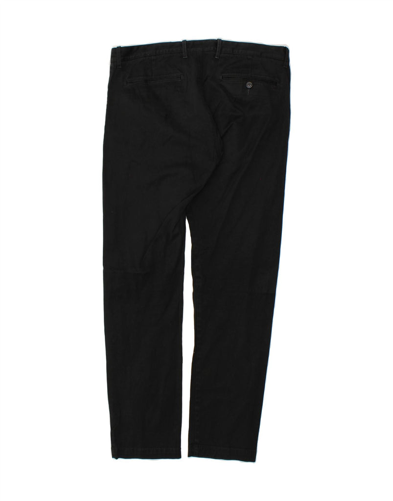 J. CREW Mens Stretch Slim Chino Trousers W34 L32 Black Cotton | Vintage J. Crew | Thrift | Second-Hand J. Crew | Used Clothing | Messina Hembry 