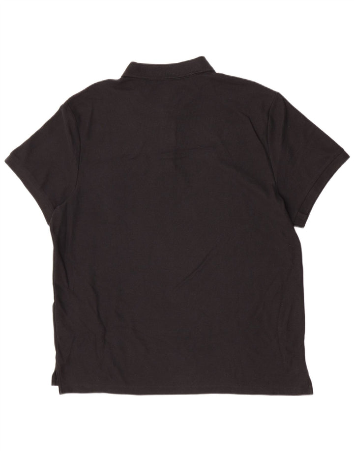 Nike Mens Polo Shirt 2XL Black Cotton