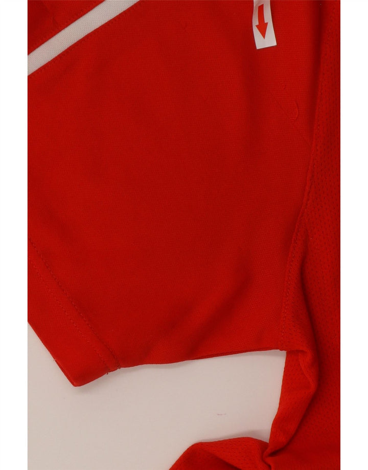 Puma Mens Graphic T-Shirt Top Medium Red Colourblock