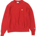 Champion Mens Reverse Weave Sweatshirt Jumper Medium Red Cotton
