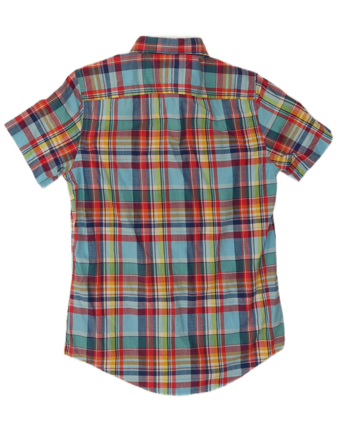 Tommy Hilfiger Mens New York Fit Shirt Small Multicoloured Plaid