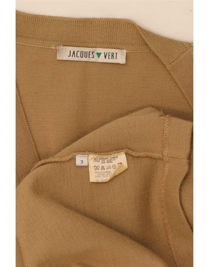 Jaques Vert Womens Longline Cardigan Sweater UK 16 Large Beige