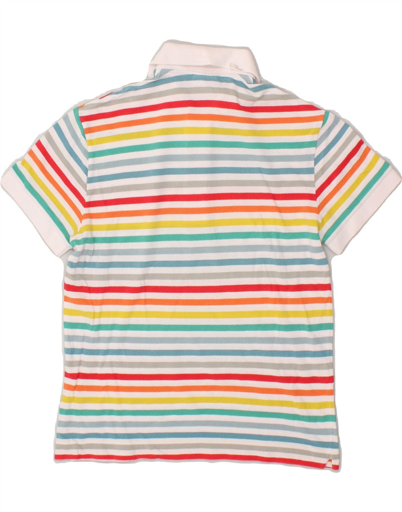 LACOSTE Mens Polo Shirt Size 3 Small Multicoloured Striped Cotton | Vintage Lacoste | Thrift | Second-Hand Lacoste | Used Clothing | Messina Hembry 