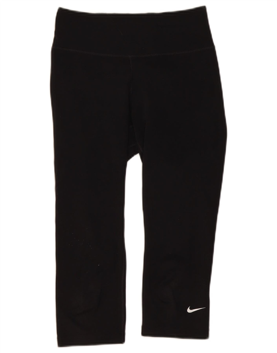 Nike Womens Dri Fit Capri Leggings UK 6 XS  Black Polyester