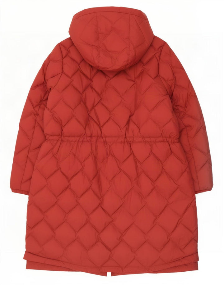 Marks & Spencer Womens Hooded Padded Coat UK 22 3XL Red Polyamide
