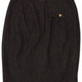 Giorgio Grati Womens Denim Skirt IT 44 Medium W28 Black