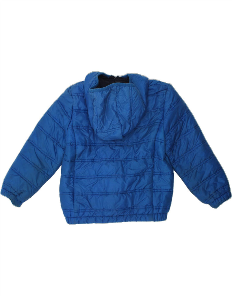 EDDIE BAUER Boys Hooded Padded Jacket 3-4 Years Blue Nylon | Vintage Eddie Bauer | Thrift | Second-Hand Eddie Bauer | Used Clothing | Messina Hembry 