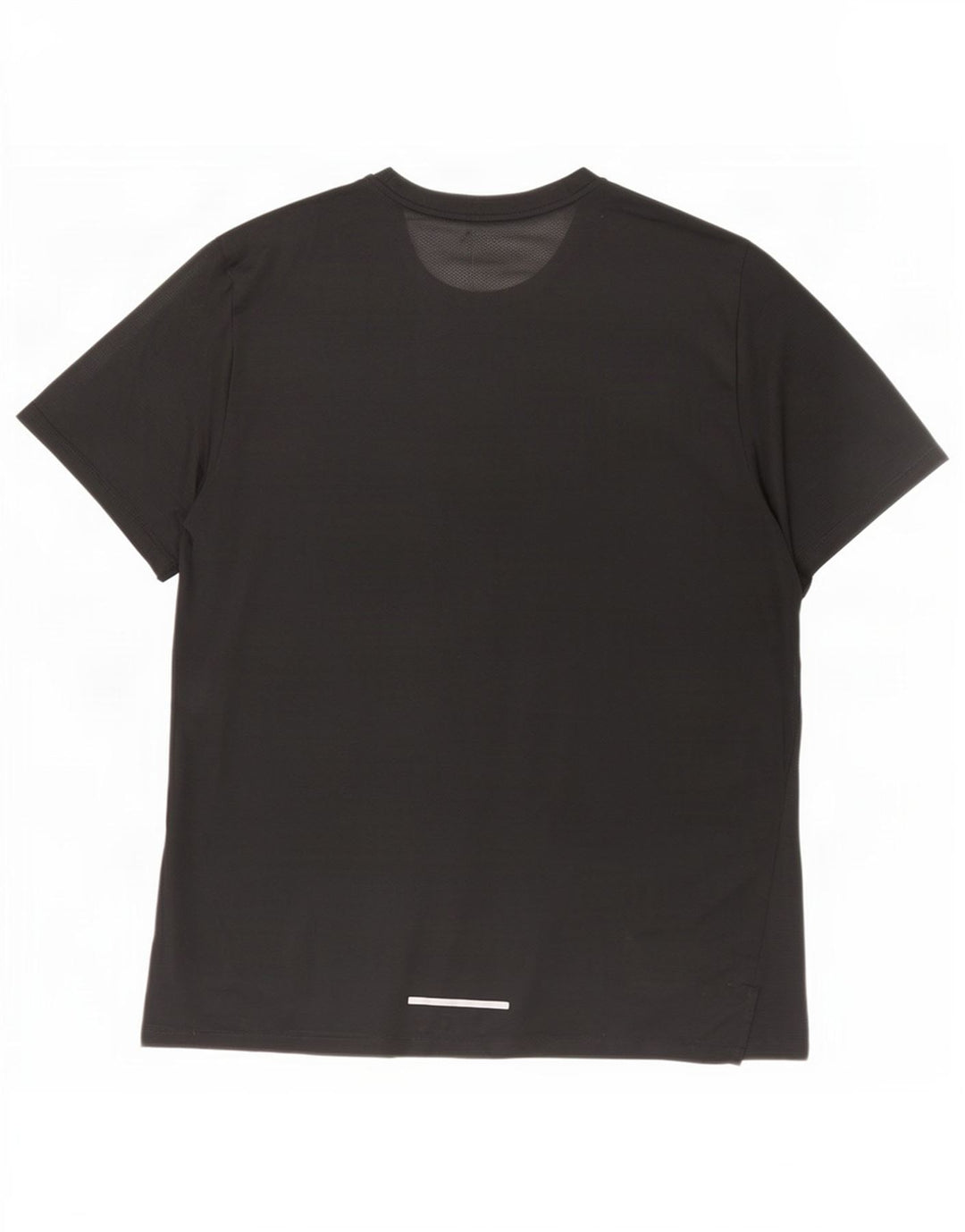 Nike Mens Dri Fit T-Shirt Top Large Black Striped Polyester