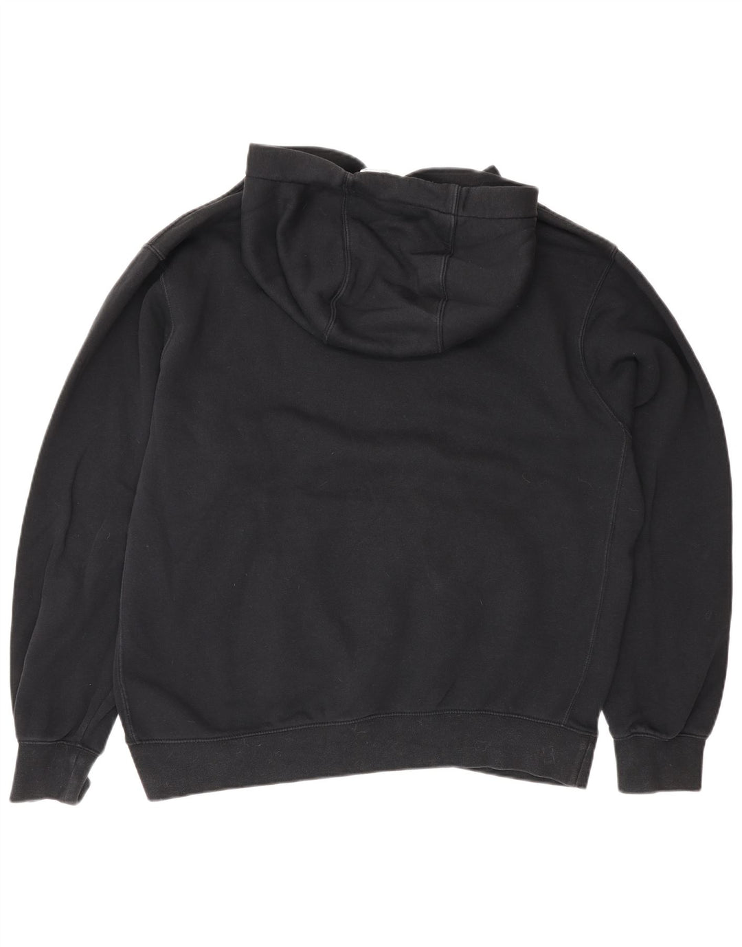 Nike Mens Hoodie Jumper Medium Black Cotton