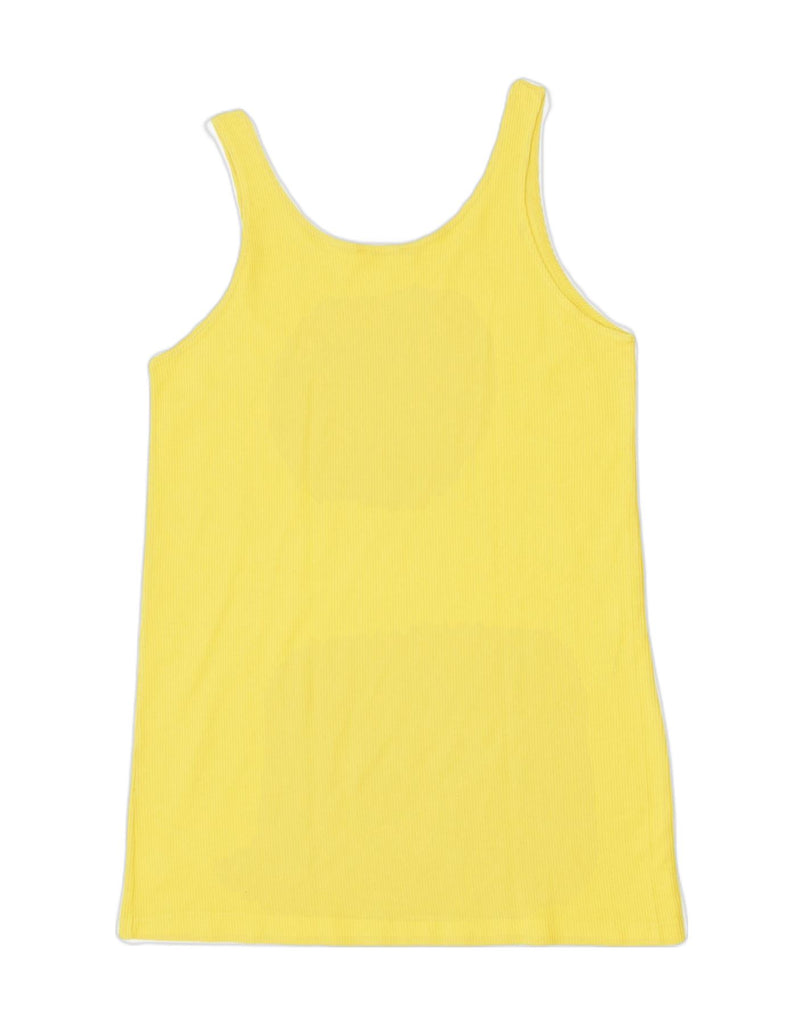 VINTAGE Womens Sundress UK 14 Medium Yellow | Vintage | Thrift | Second-Hand | Used Clothing | Messina Hembry 