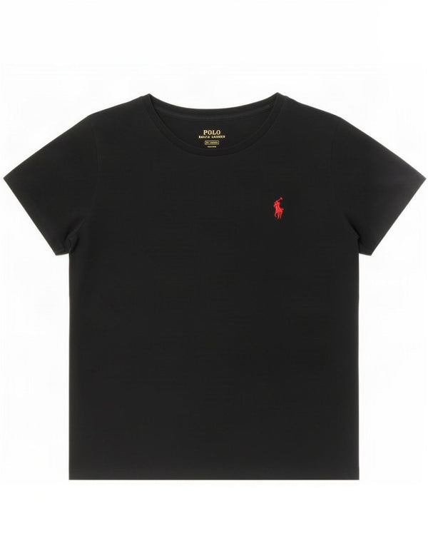Polo Ralph Lauren Womens T-Shirt Top UK 14 Medium Navy Blue