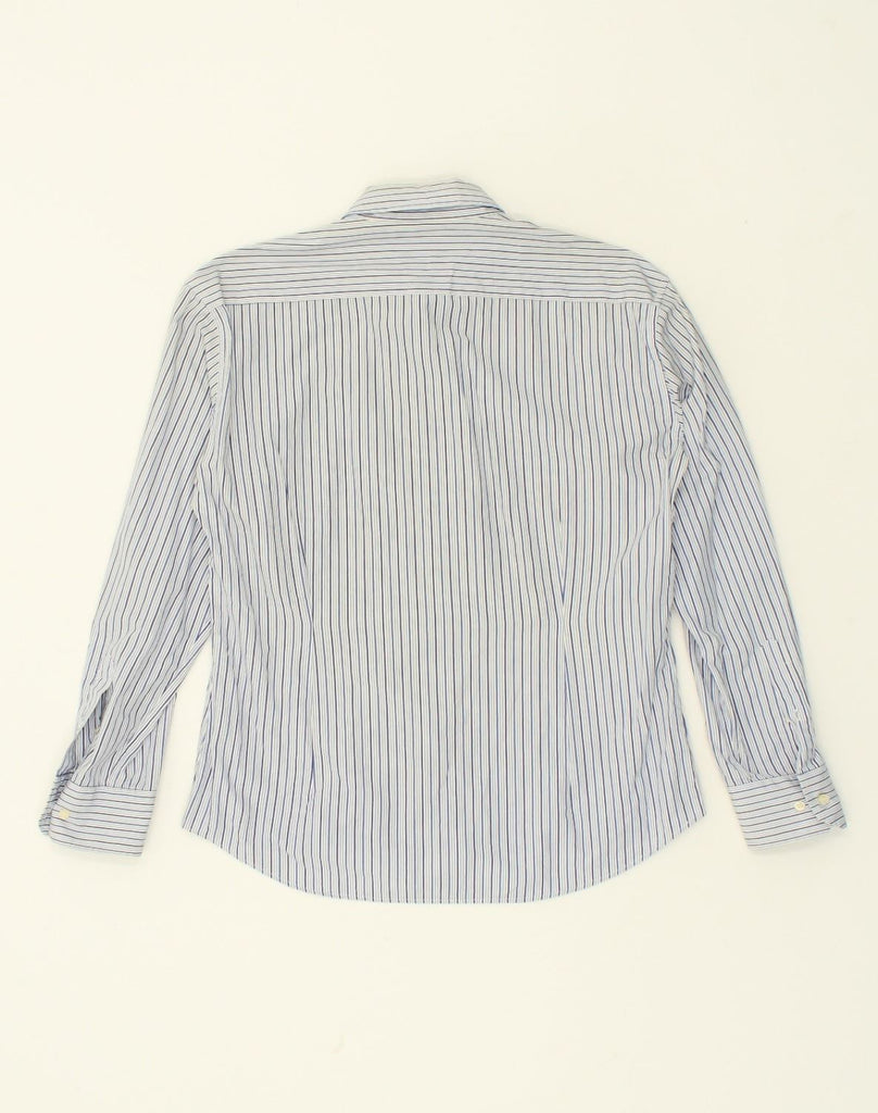 BEST COMPANY Mens Slim Fit Shirt Large White Striped Cotton | Vintage Best Company | Thrift | Second-Hand Best Company | Used Clothing | Messina Hembry 