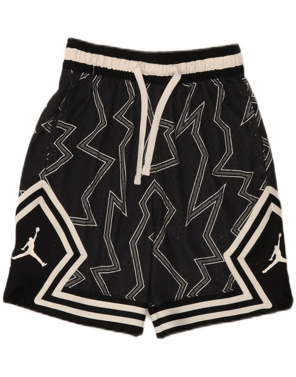 Jordan Mens Sport Shorts Small Black Geometric Polyester