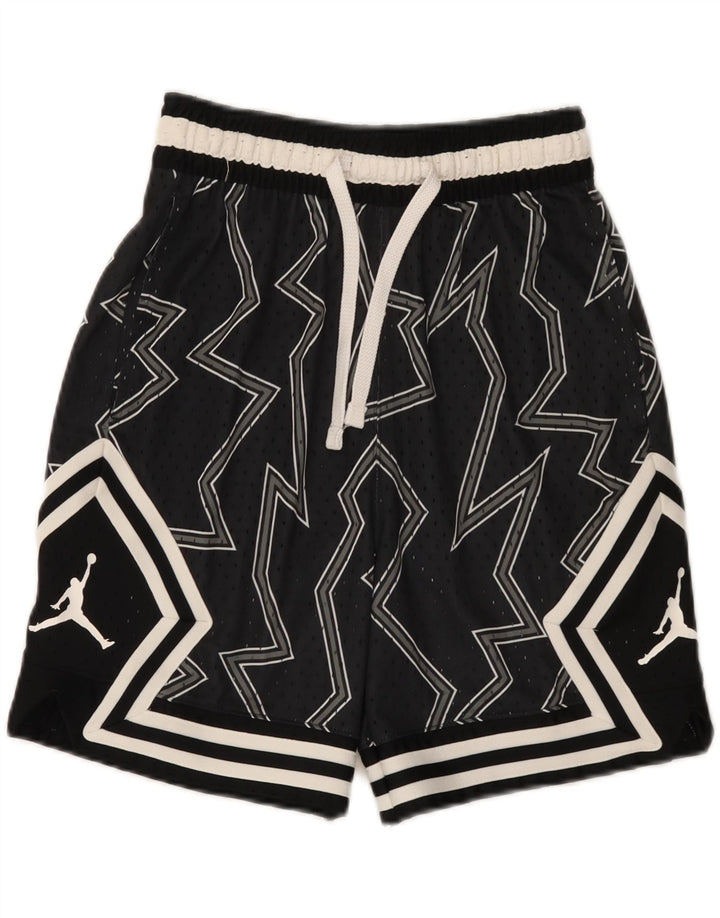 Jordan Mens Sport Shorts Small Black Geometric Polyester