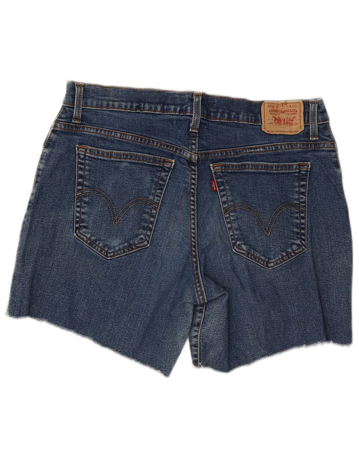 LEVI'S Womens 550 Relaxed Fit Denim Shorts US 14 XL W32  Blue Cotton