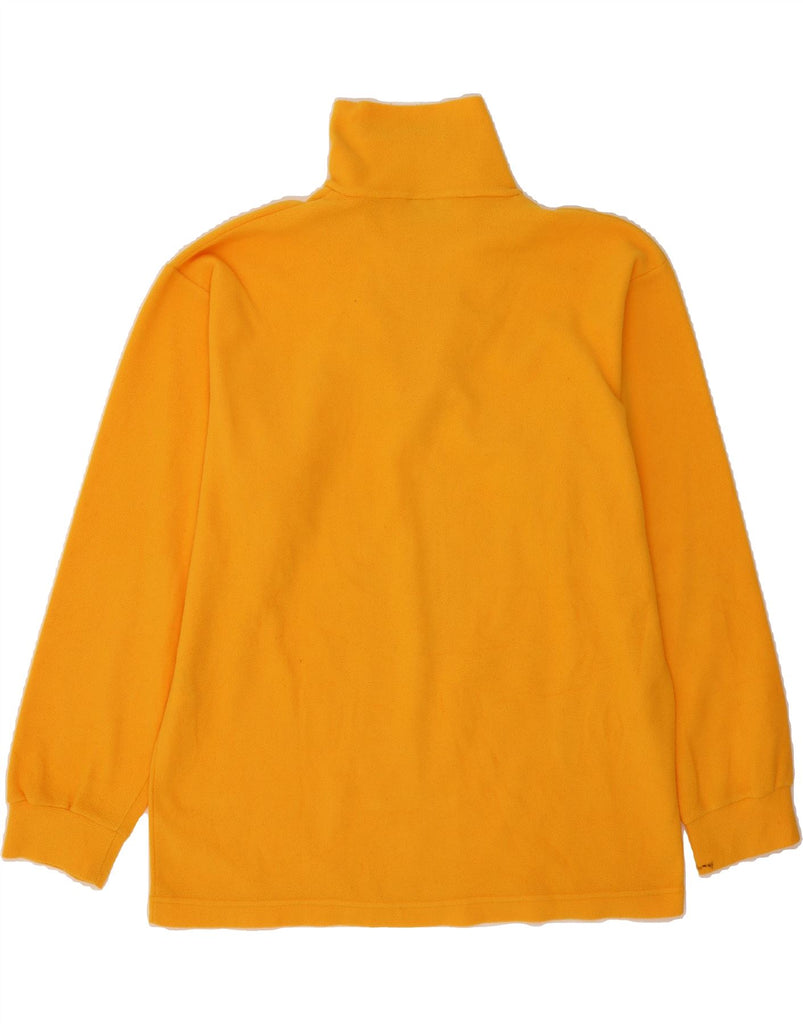 SERGIO TACCHINI Mens Zip Neck Fleece Jumper XL Yellow Polyester Vintage Sergio Tacchini and Second-Hand Sergio Tacchini from Messina Hembry 