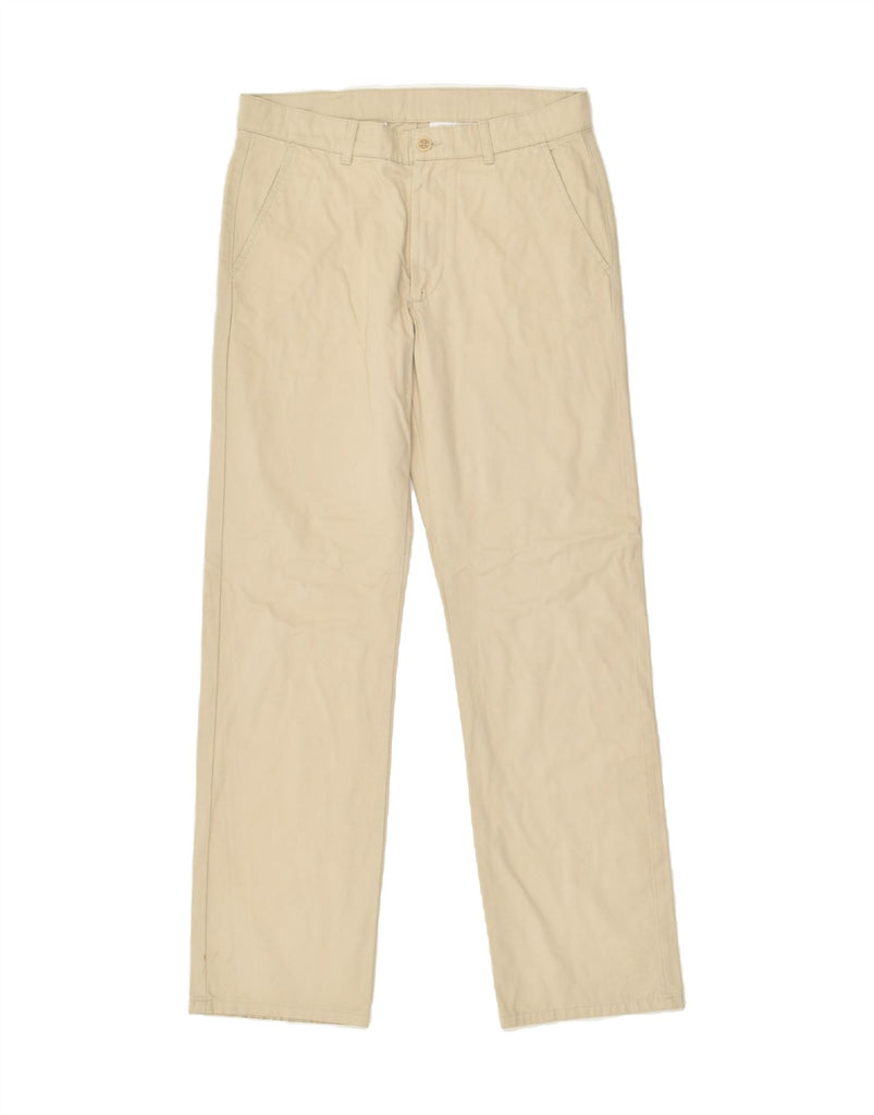 JAEGER Mens Classic Straight Chino Trousers W32 L31  Beige Cotton | Vintage Jaeger | Thrift | Second-Hand Jaeger | Used Clothing | Messina Hembry 