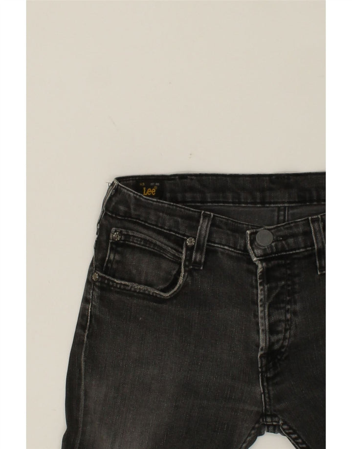 LEE Womens Powell Straight Jeans W29 L28 Black Cotton Vintage Lee and Second-Hand Lee from Messina Hembry 