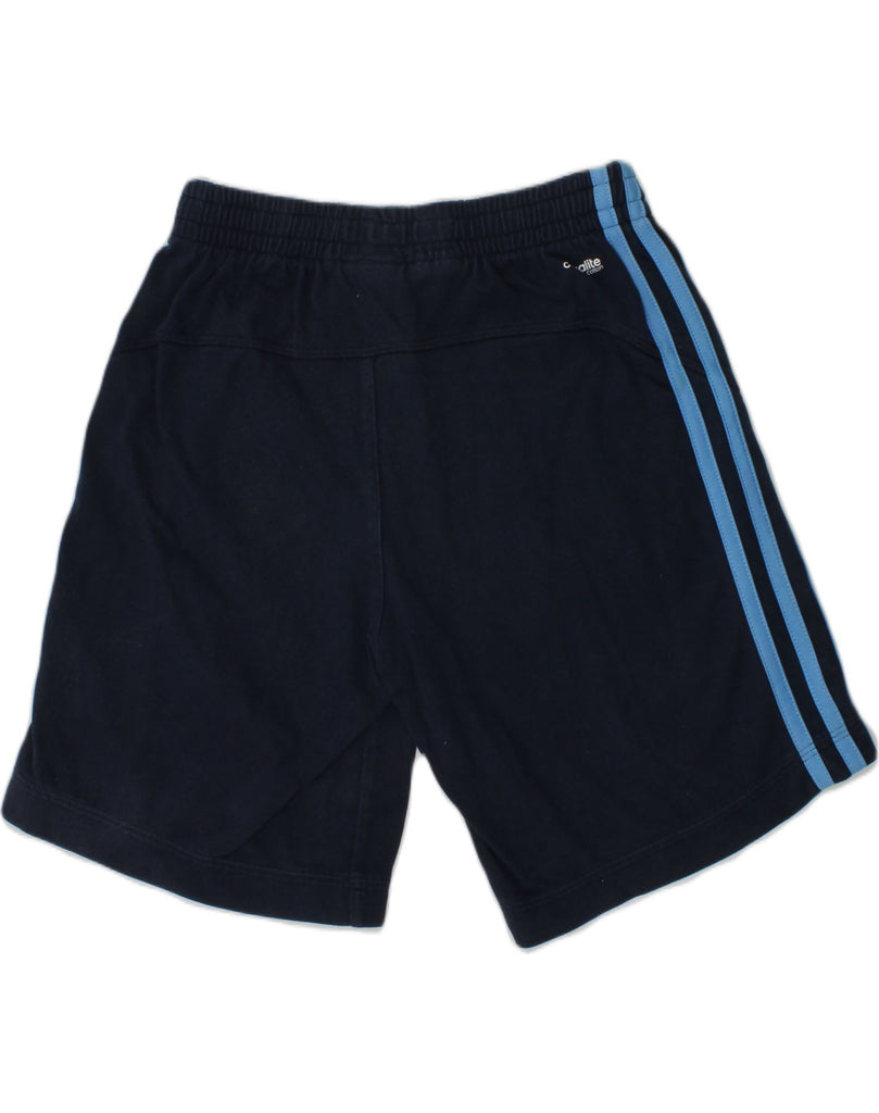 ADIDAS Boys Sport Shorts 6-7 Years Navy Blue Cotton | Vintage Adidas | Thrift | Second-Hand Adidas | Used Clothing | Messina Hembry 