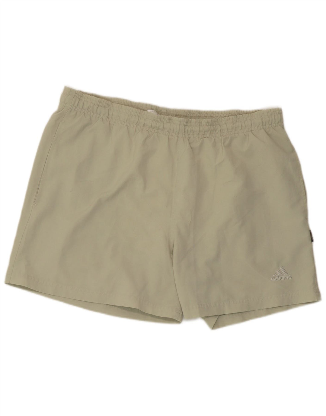 Adidas Mens Sport Shorts Large Khaki Polyester