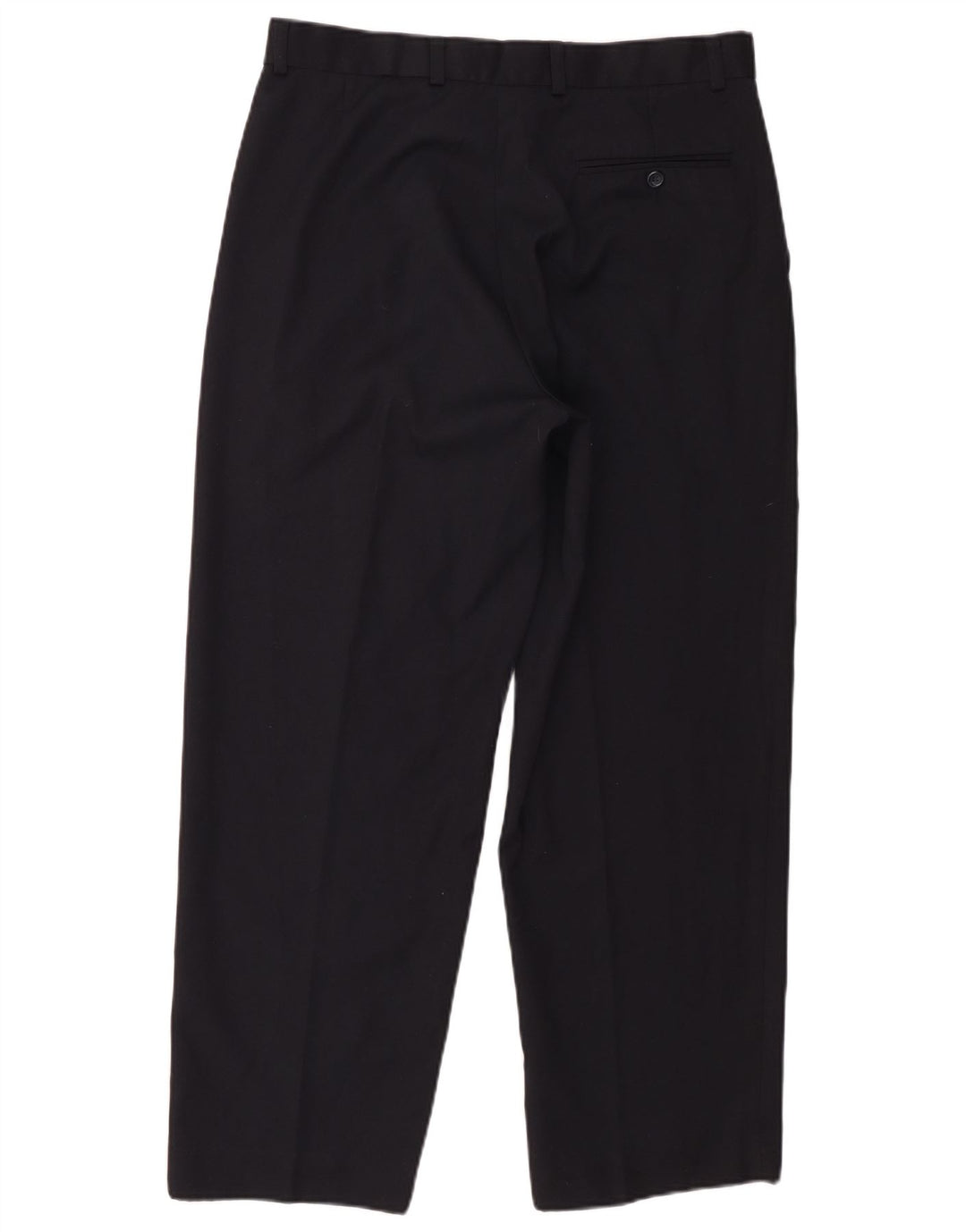 St. Bernard Mens Tapered Chino Trousers W34 L29 Navy Blue Polyester