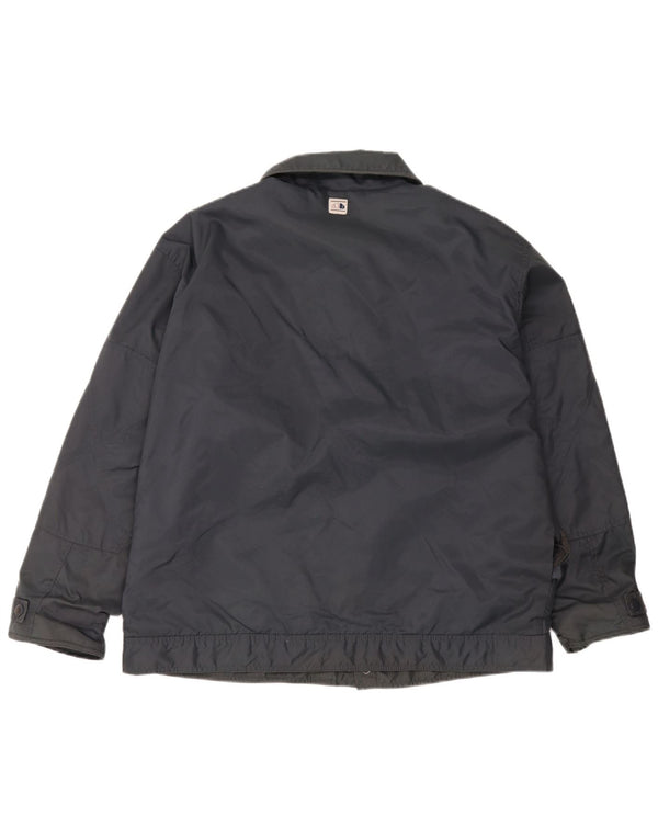 Americanino Mens Bomber Jacket UK 40 Large Black Nylon
