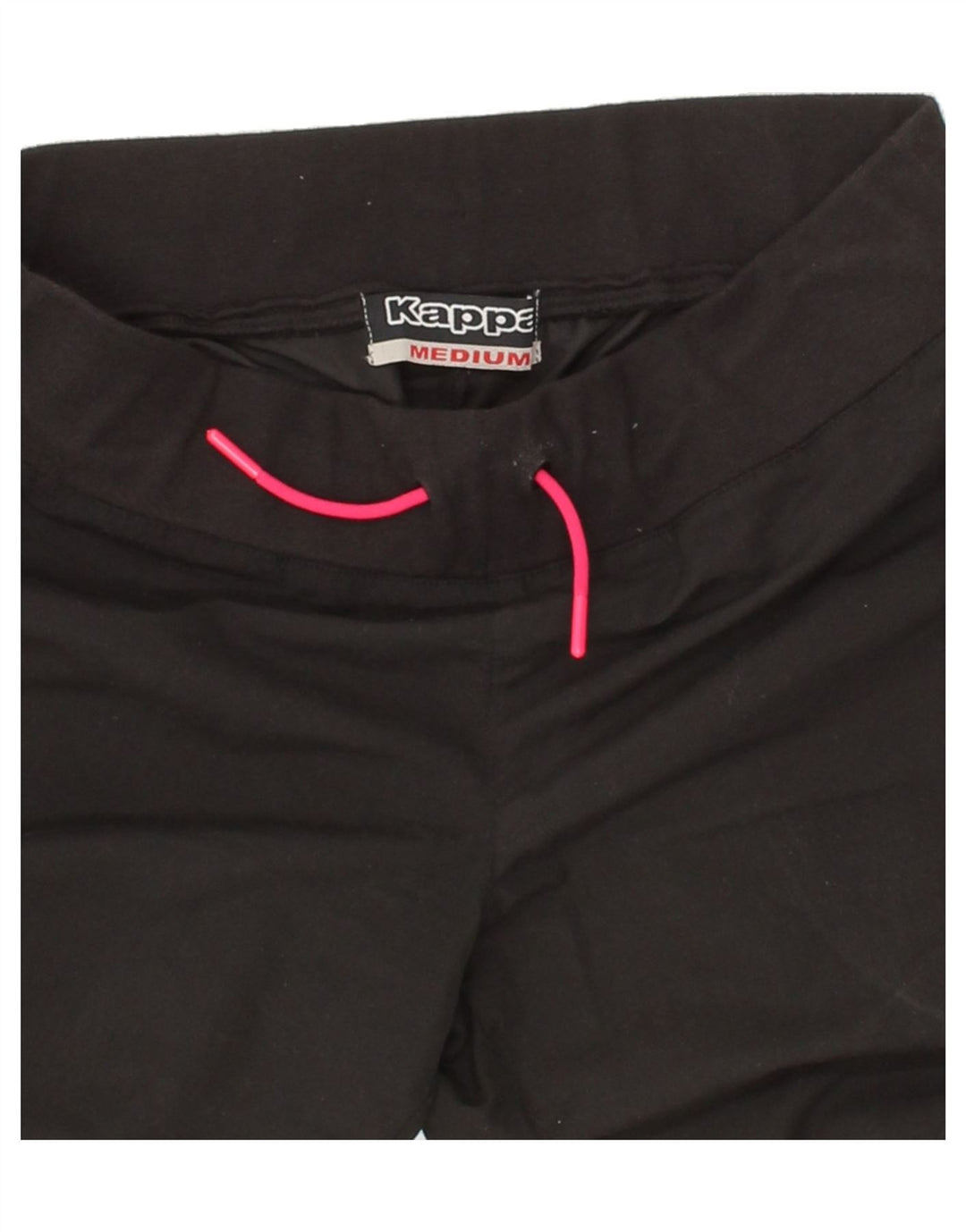 KAPPA Womens Tracksuit Trousers UK 12 Medium Black Vintage Kappa and Second-Hand Kappa from Messina Hembry 