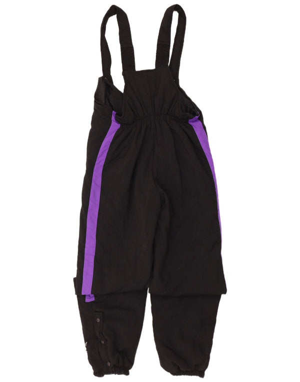 Vintage Womens Ski Jumpsuit XL W38 L30 Black Colourblock