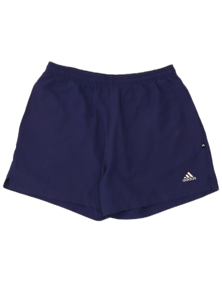 Adidas Mens Sport Shorts Large Navy Blue Polyester